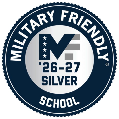 Military Friendly School 2026-27 Silver badge 