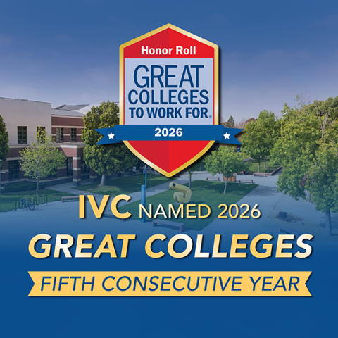IVC Named Great Colleges to Work For 