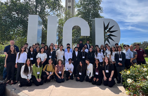 IVC students at Honors Transfer Council event at UC Riverside 