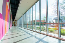 Arts Village interior hallway 