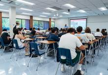 Students in a classroom 