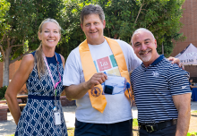 Brooke Bui, Kurt Meyer, President Hernandez