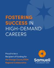 Fostering Success in High-Demand Careers, Samueli Foundation 