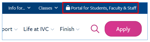 IVC Homepage log into portal