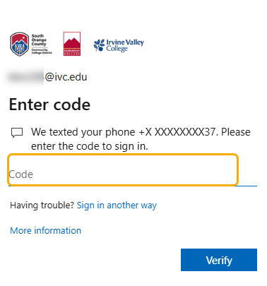 Enter Verification Code
